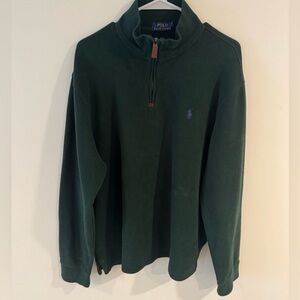 Polo by Ralph Lauren Forest Green Zip-Up Sweater